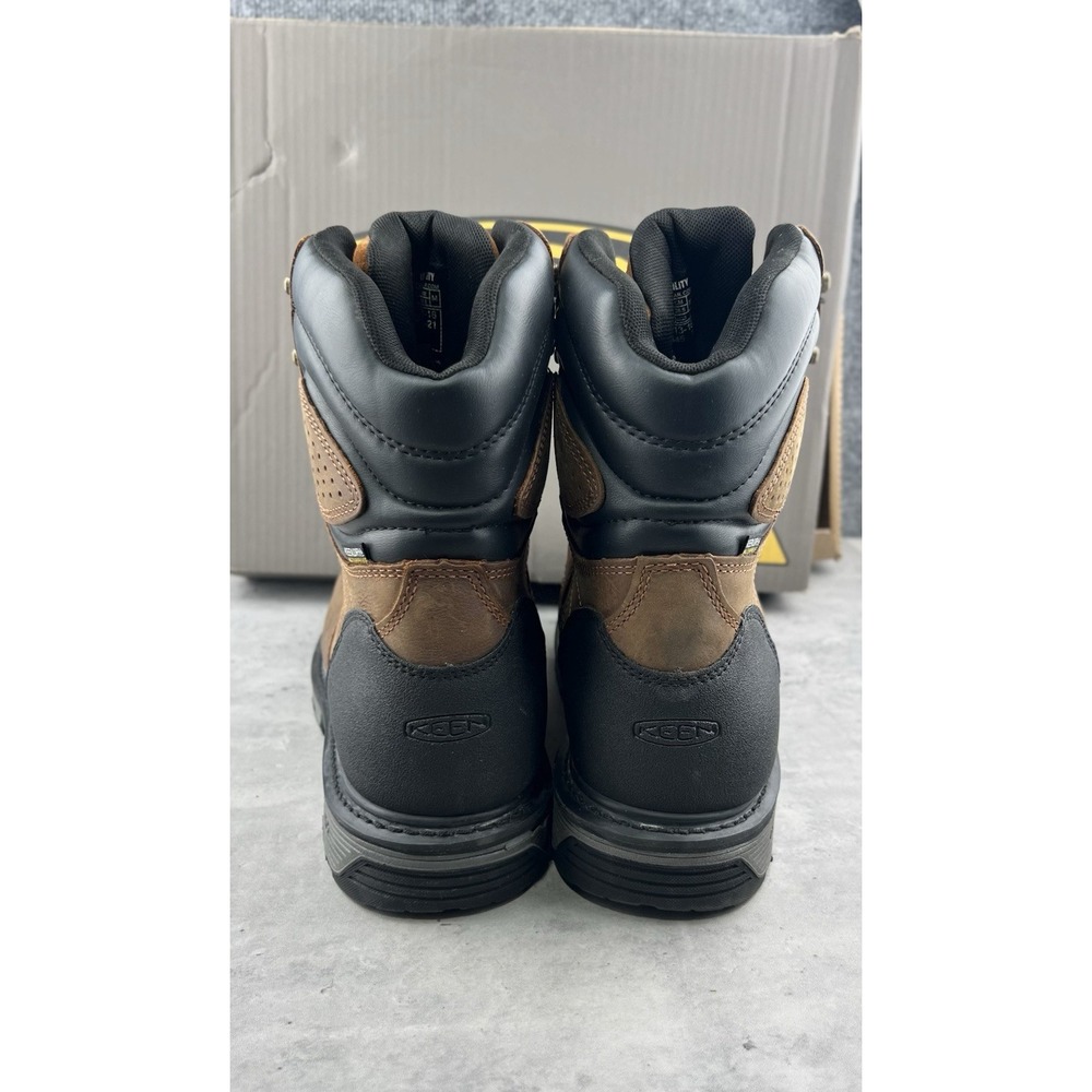 KEEN Camden 8 WP Work Boots Men 10.5 EE Wide Brown Carbon Toe Waterproof 1027672 - Picture 3 of 7